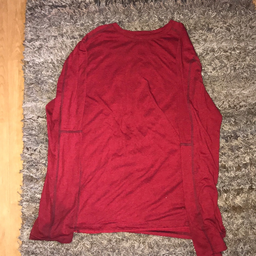 Long sleeve red shirt